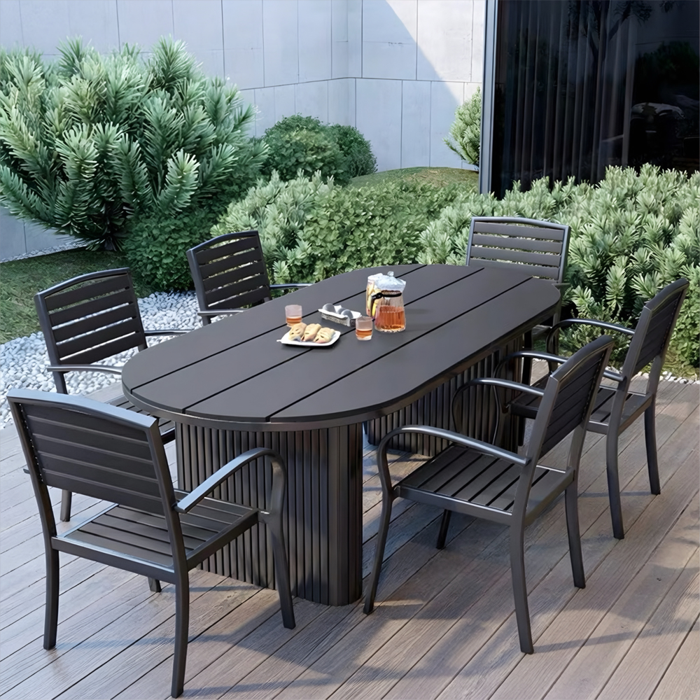 BLACKWELL Modern Outdoor Dining Table and Chairs - Urban Mood Singapore