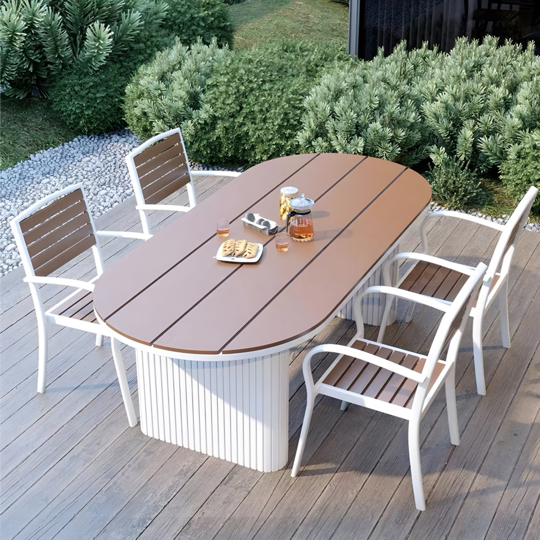 BLACKWELL Modern Outdoor Dining Table and Chairs - Urban Mood Singapore