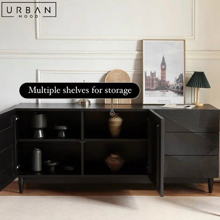 BODOR Modern Solid Wood Sideboard