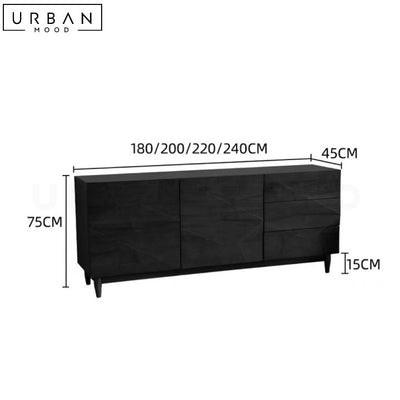 BODOR Modern Solid Wood Sideboard