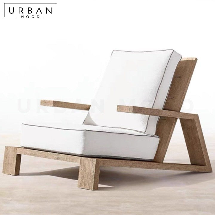 BOIS Modern Solid Wood Outdoor Sofa