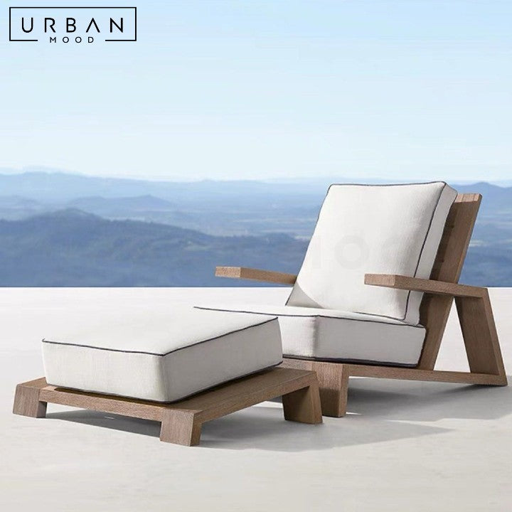 BOIS Modern Solid Wood Outdoor Sofa