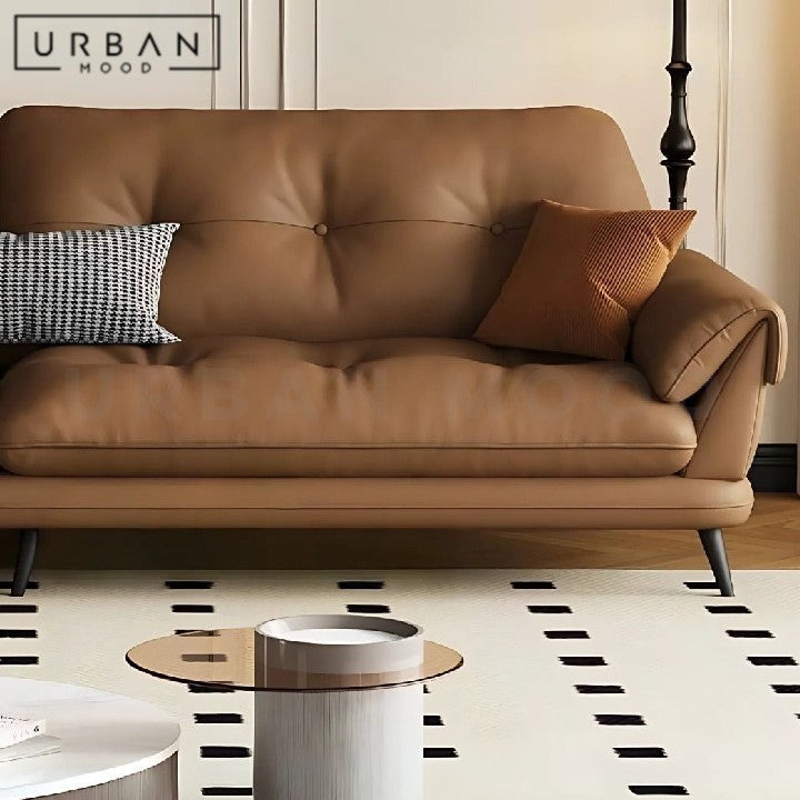 BOLAND Modern Genuine Leather Sofa