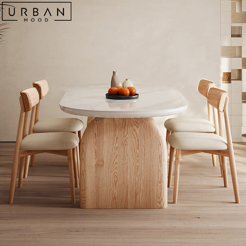 BOLIA Japandi Sintered Stone Dining Table