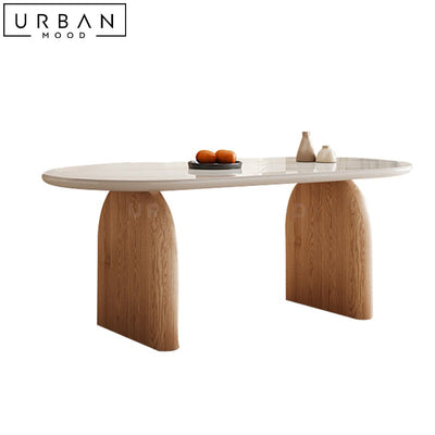 BOLIA Japandi Sintered Stone Dining Table