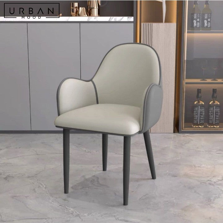 BONFIM Modern Leather Dining Chair