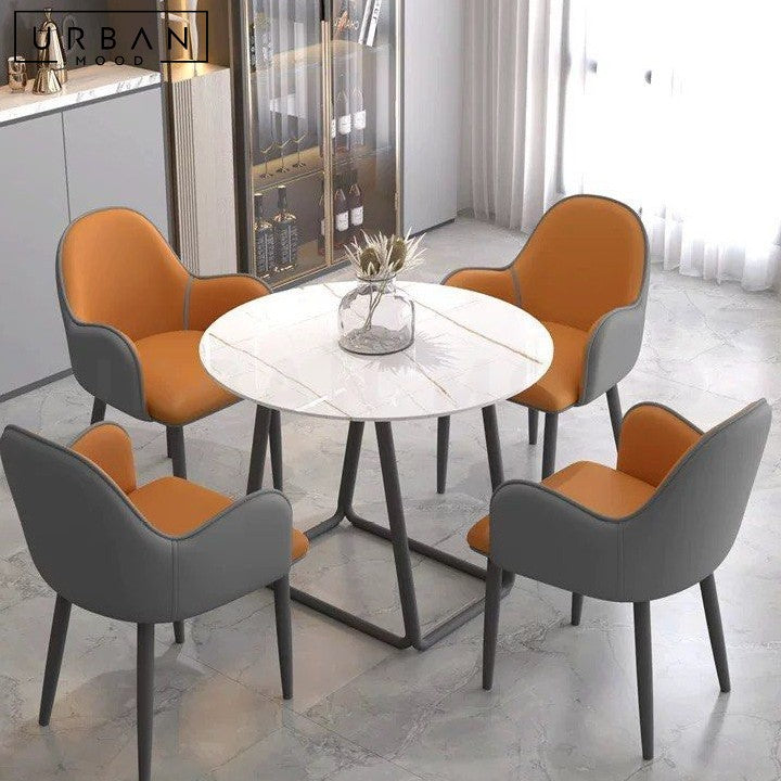 BONFIM Modern Leather Dining Chair