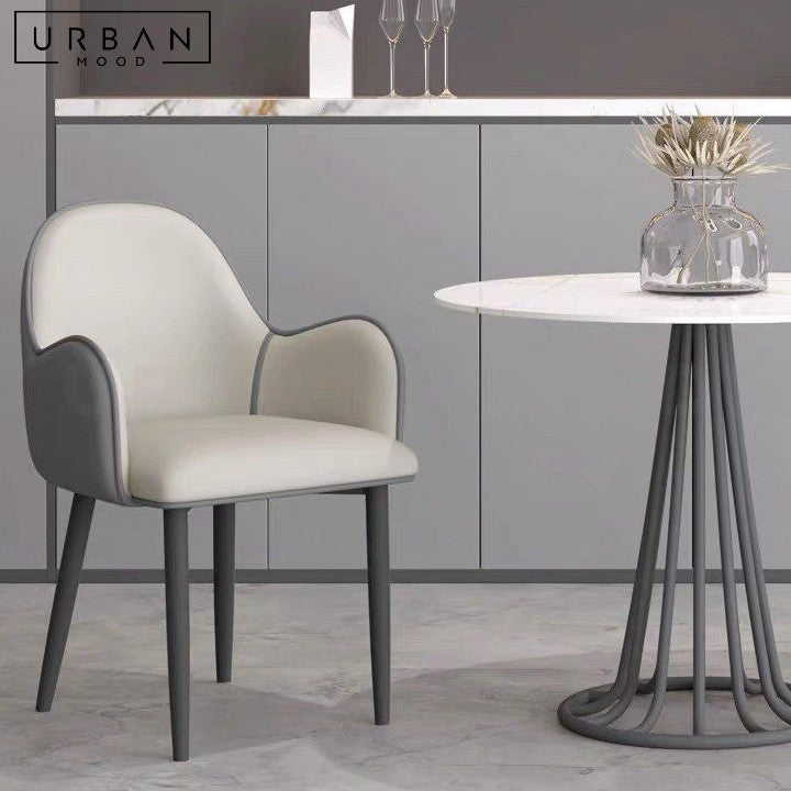 BONFIM Modern Leather Dining Chair