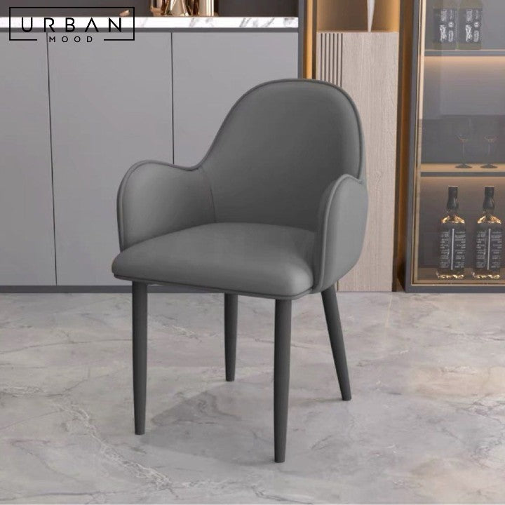 BONFIM Modern Leather Dining Chair