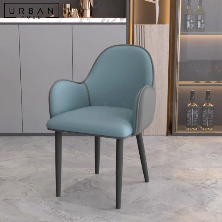 BONFIM Modern Leather Dining Chair