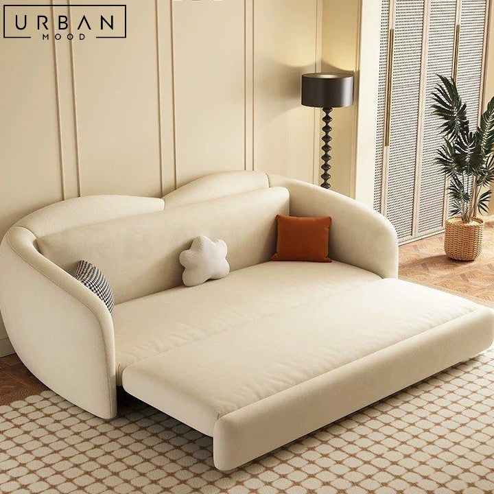 BONNIE Modern Fabric Storage Sofa Bed