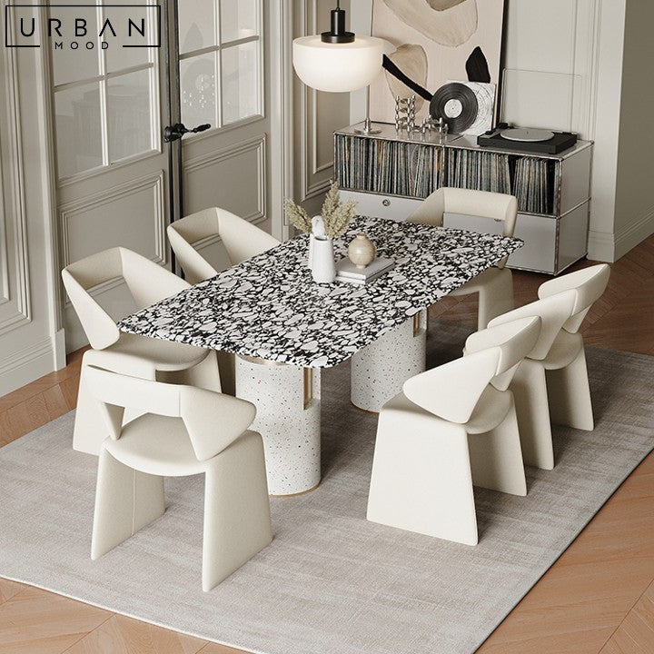 BOROS Modern Terrazzo Marble Dining Table