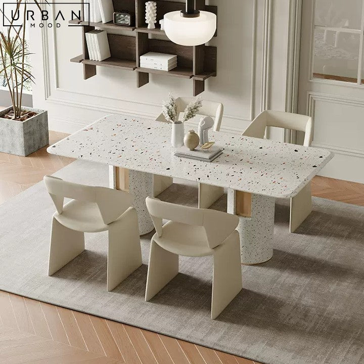 BOROS Modern Terrazzo Marble Dining Table