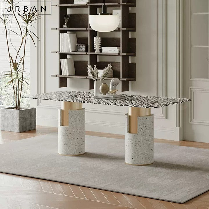 BOROS Modern Terrazzo Marble Dining Table