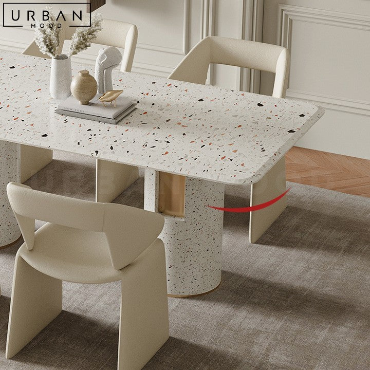 BOROS Modern Terrazzo Marble Dining Table