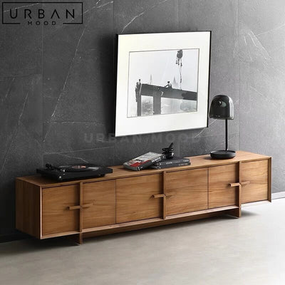 BOSCO Japandi Solid Wood TV Console