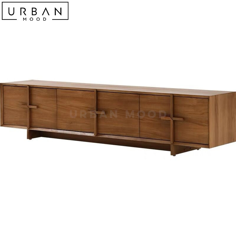 BOSCO Japandi Solid Wood TV Console