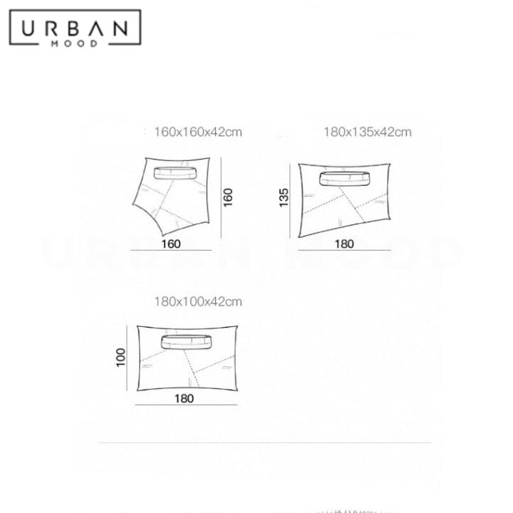 BOVA Modern Modular Velvet Sofa