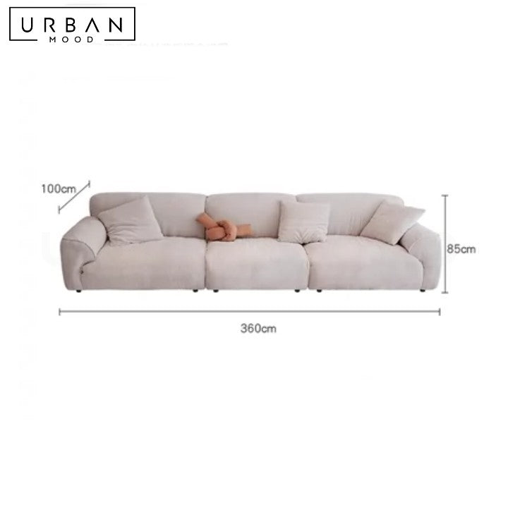 BOZEN Modern Fabric Sofa
