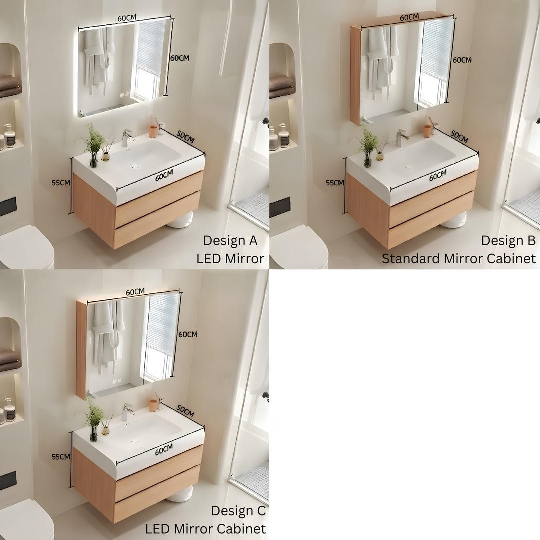 BRAID Japandi Vanity Sink - Urban Mood Singapore