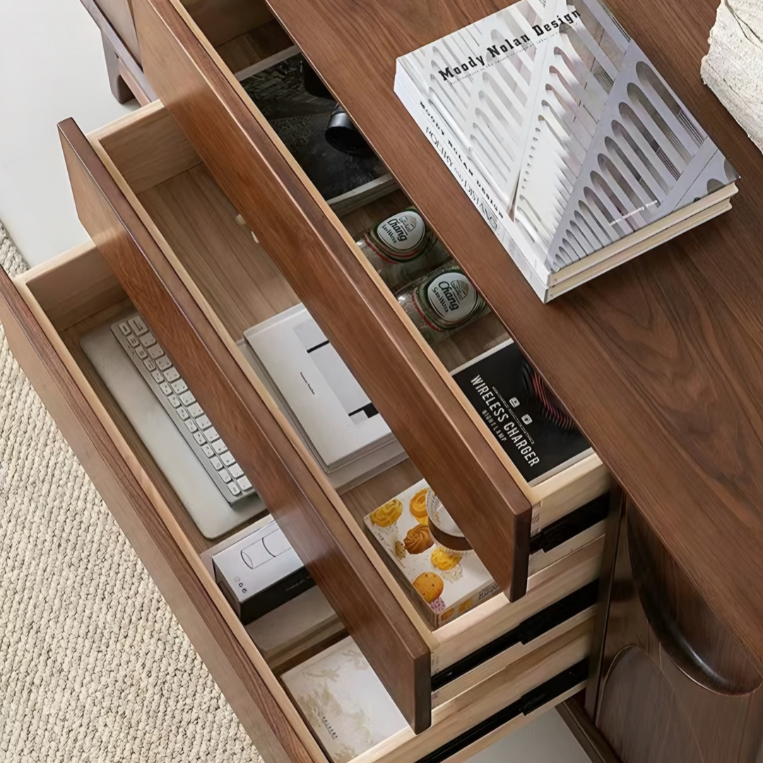 BRAMWELL Rustic Walnut Wood Sideboard - Urban Mood Singapore