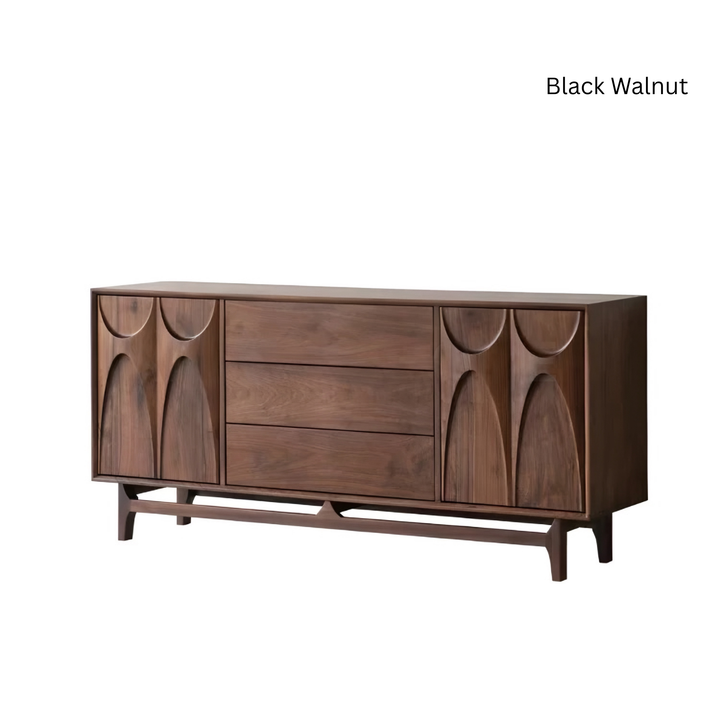 BRAMWELL Rustic Walnut Wood Sideboard - Urban Mood Singapore