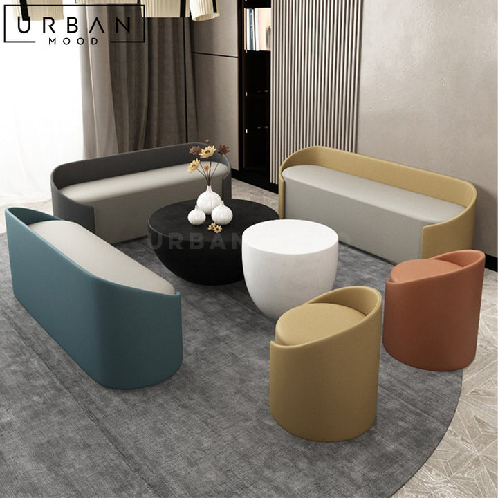 BRAN Modern Ottoman / Vanity Stool