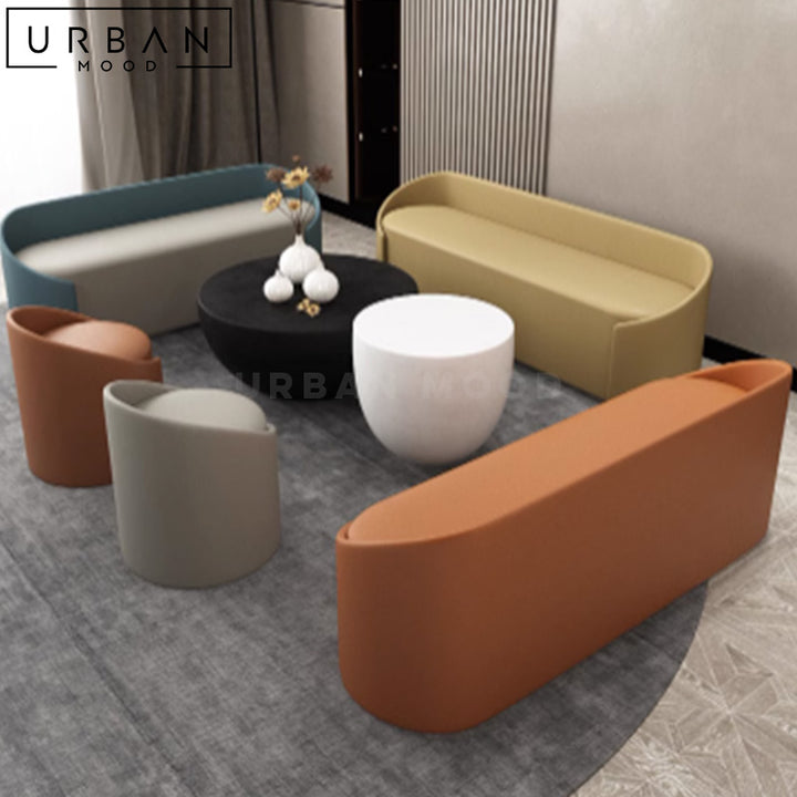 BRAN Modern Ottoman / Vanity Stool