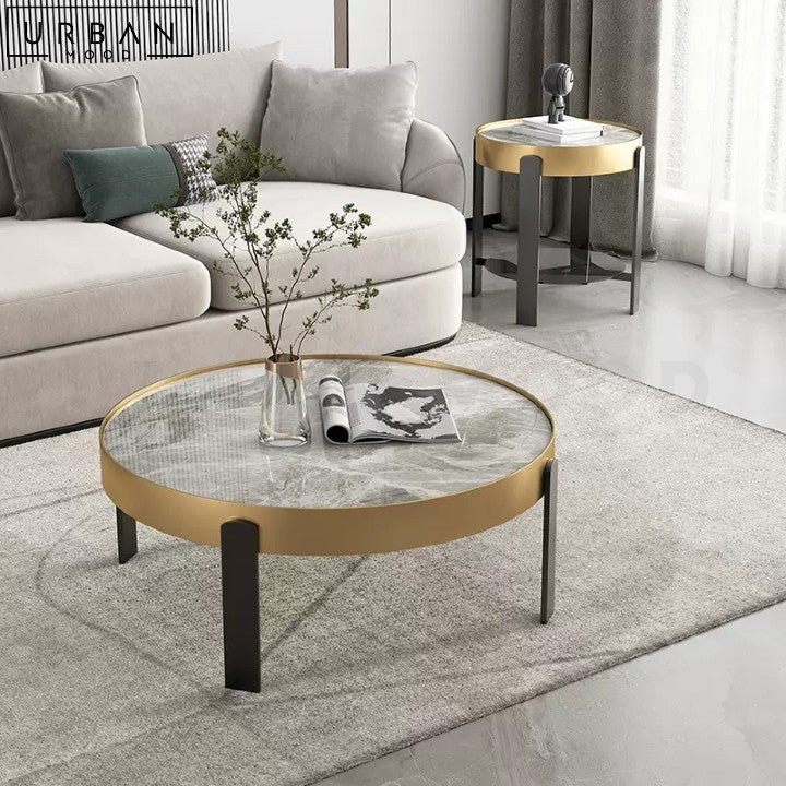 BRAUN Modern Sintered Stone Round Coffee Table