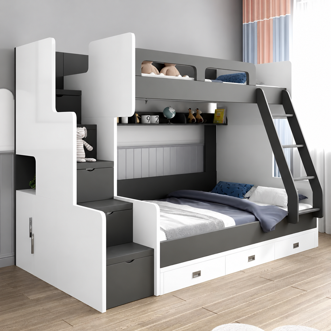 BRAVENZA Modern Double Decker Bedframe - Urban Mood Singapore