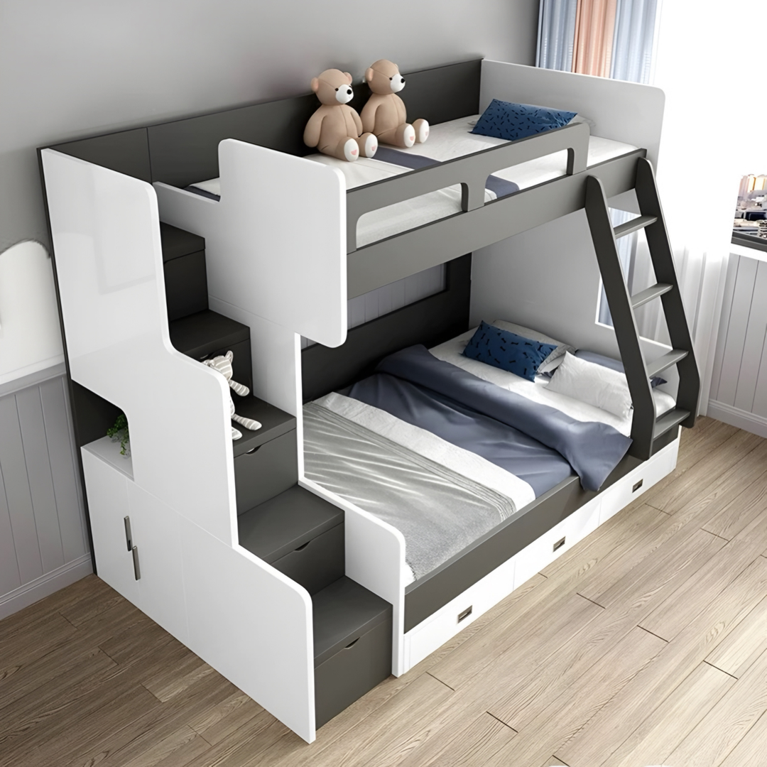 BRAVENZA Modern Double Decker Bedframe - Urban Mood Singapore