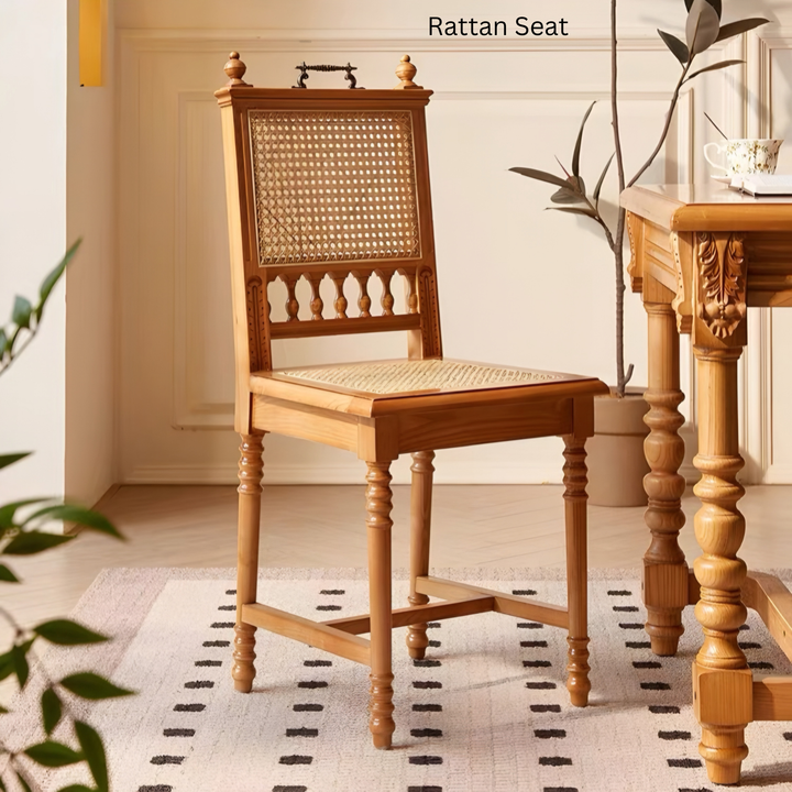 BRAVION Victorian Solid Wood Dining Table - Urban Mood Singapore