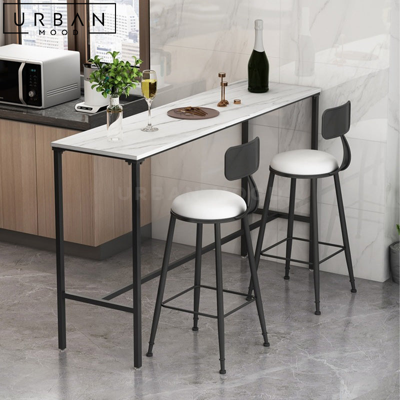 BRAYS Modern Sintered Stone Bar Table