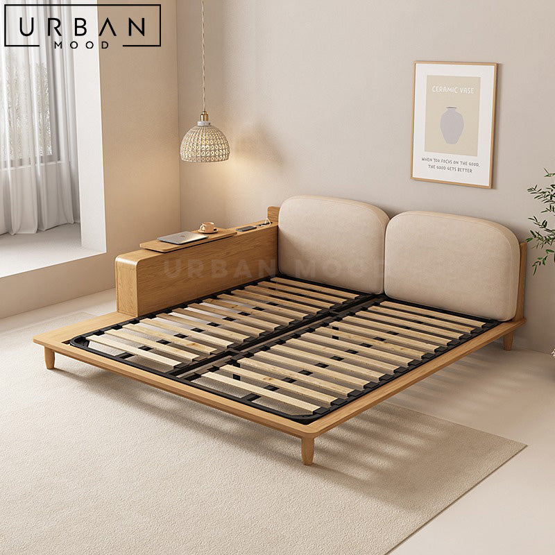 BRENNA Japandi Platform Bedframe