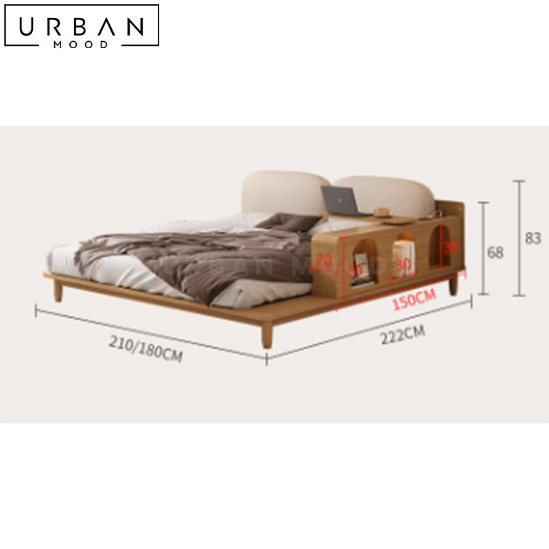 BRENNA Japandi Platform Bedframe