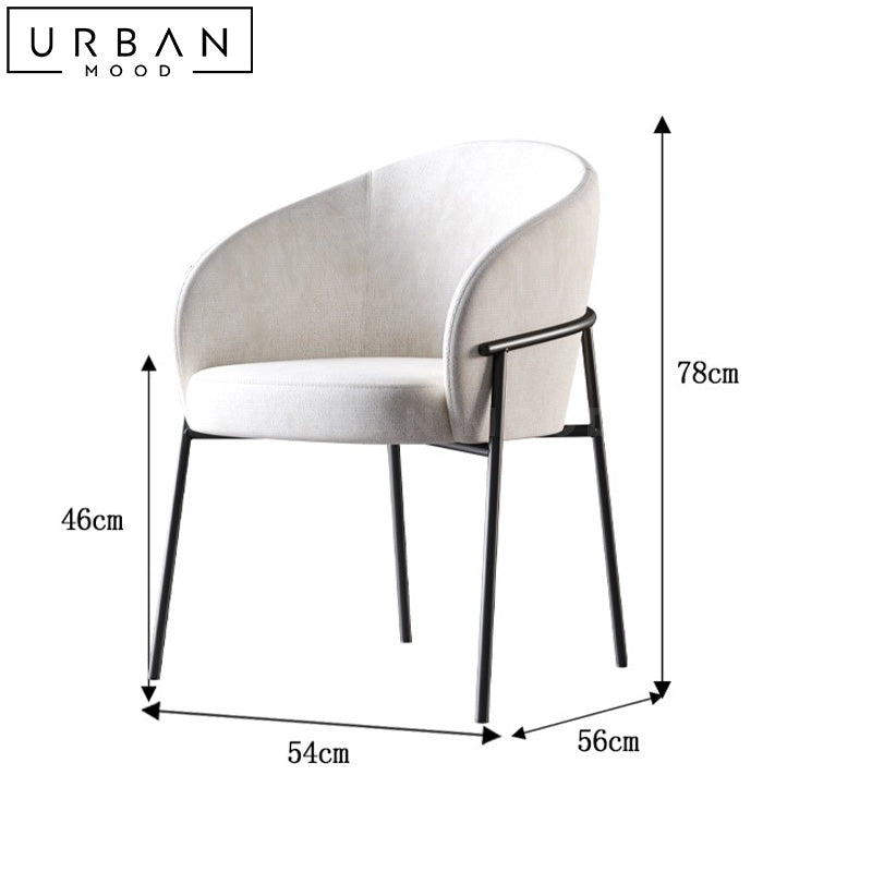 BRIA Modern Velvet Dining Chair