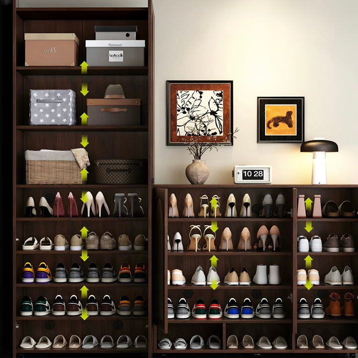 BRIARWOOD Modern Travertine Shoe Cabinet - Urban Mood Singapore