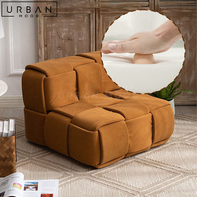 BRIELE Modern Fabric Leisure Chair