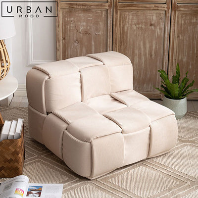 BRIELE Modern Fabric Leisure Chair