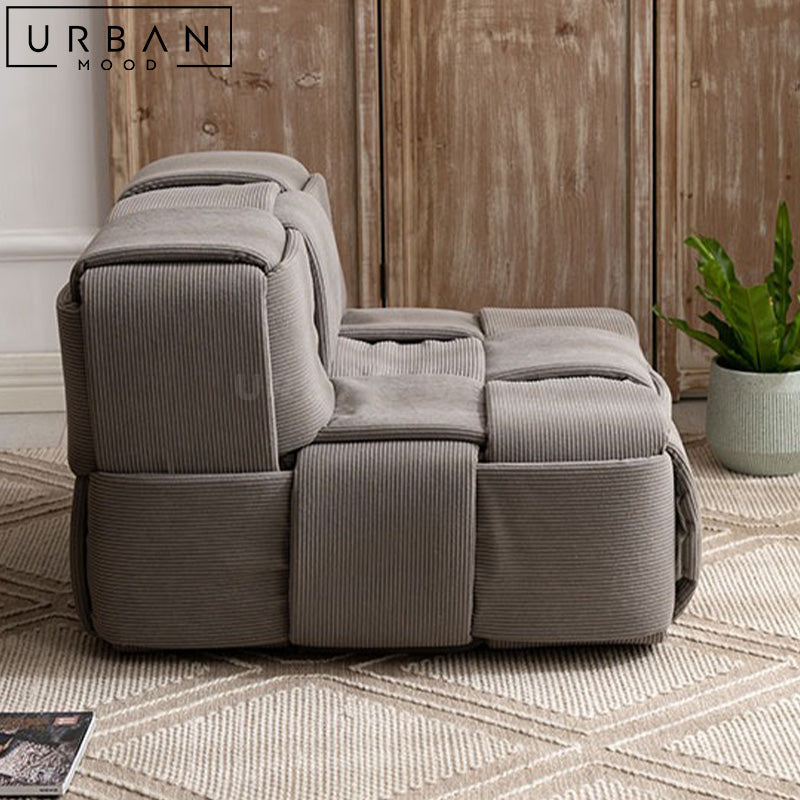 BRIELE Modern Fabric Leisure Chair