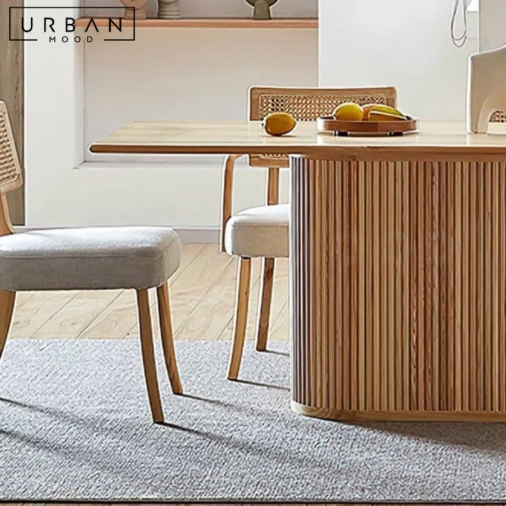 BRIEM Modern Solid Wood Dining Table