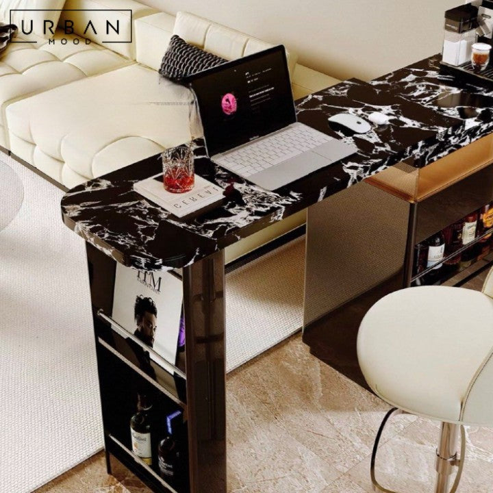 BRIKE Modern Sintered Stone Bar Table