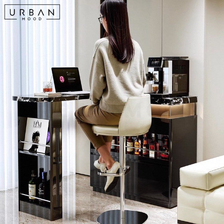 BRIKE Modern Sintered Stone Bar Table