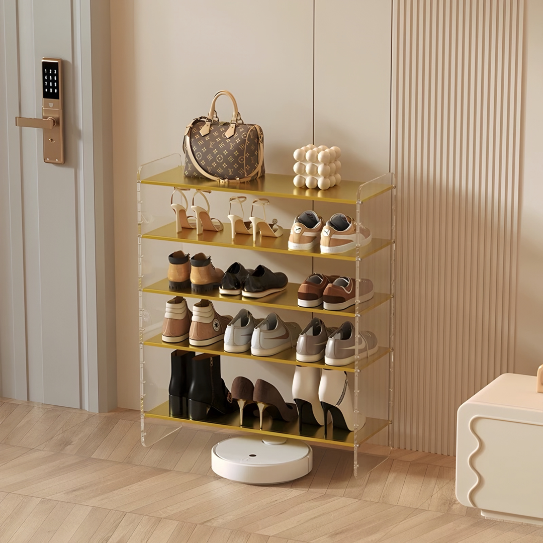 BROMLEY Modern Acrylic Shoe Rack - Urban Mood Singapore