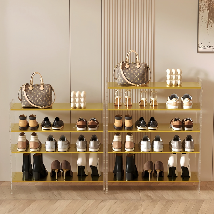 BROMLEY Modern Acrylic Shoe Rack - Urban Mood Singapore