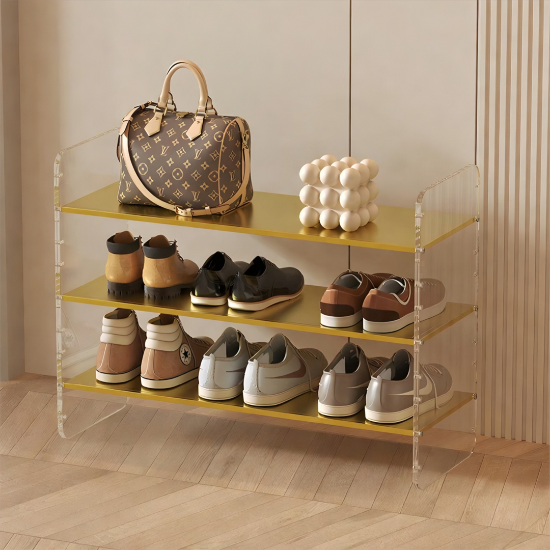 BROMLEY Modern Acrylic Shoe Rack - Urban Mood Singapore