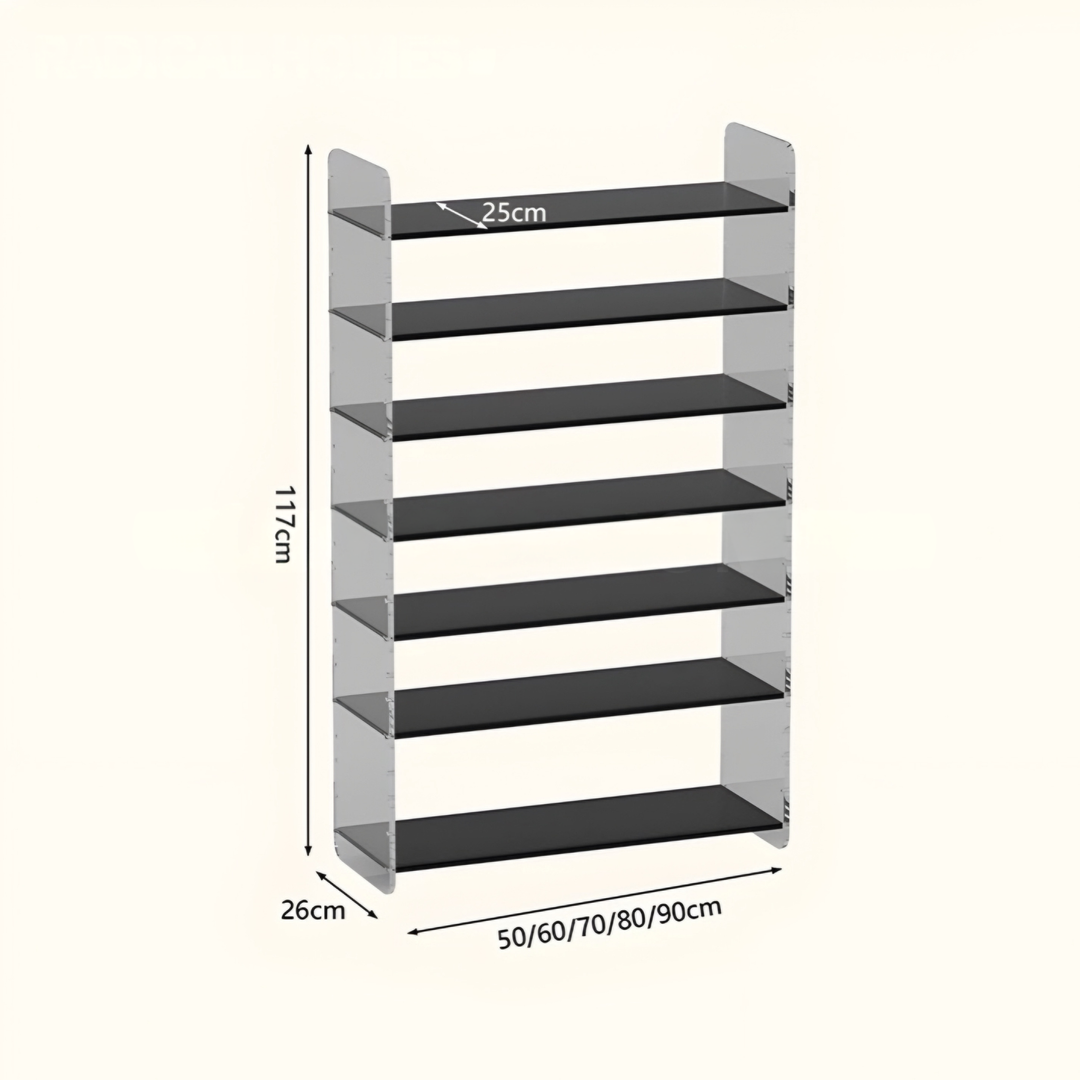 BROMLEY Modern Acrylic Shoe Rack - Urban Mood Singapore