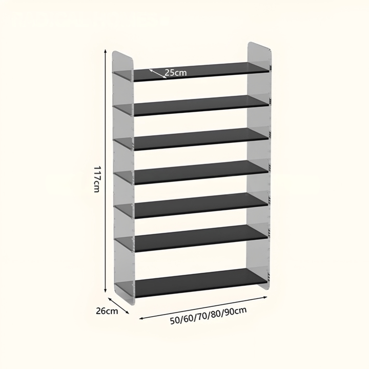 BROMLEY Modern Acrylic Shoe Rack - Urban Mood Singapore