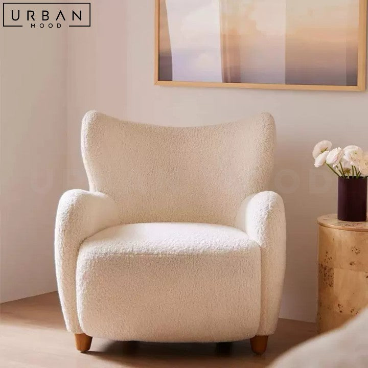 BROŅ Japandi Boucle Armchair