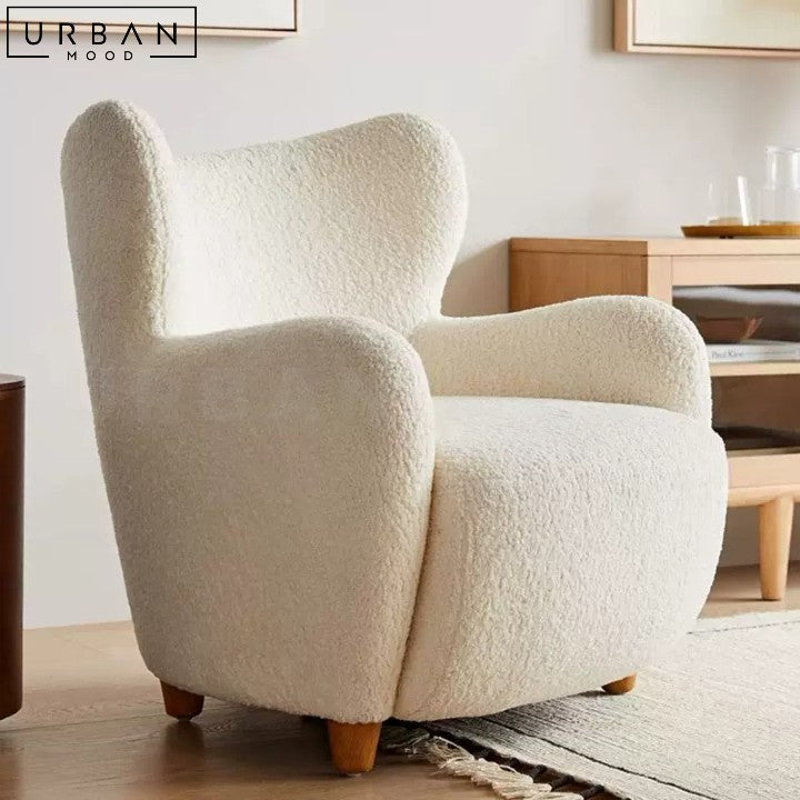 BROŅ Japandi Boucle Armchair